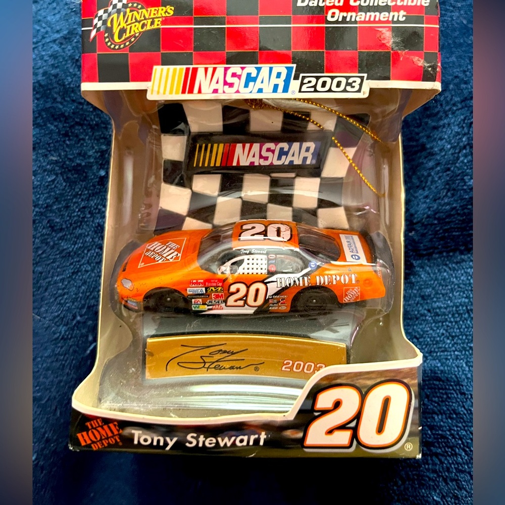 NASCAR Tony Stewart Christmas ornament